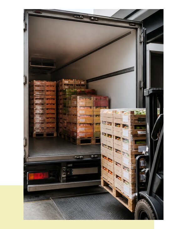 Перевозка сельхозпродукции на паллетах с доставкой в Каширу