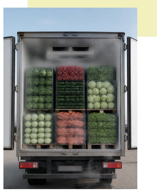 Перевозка охлажденных овощей в Каширу по цене от 5207 р. | Агросервис-Кшр